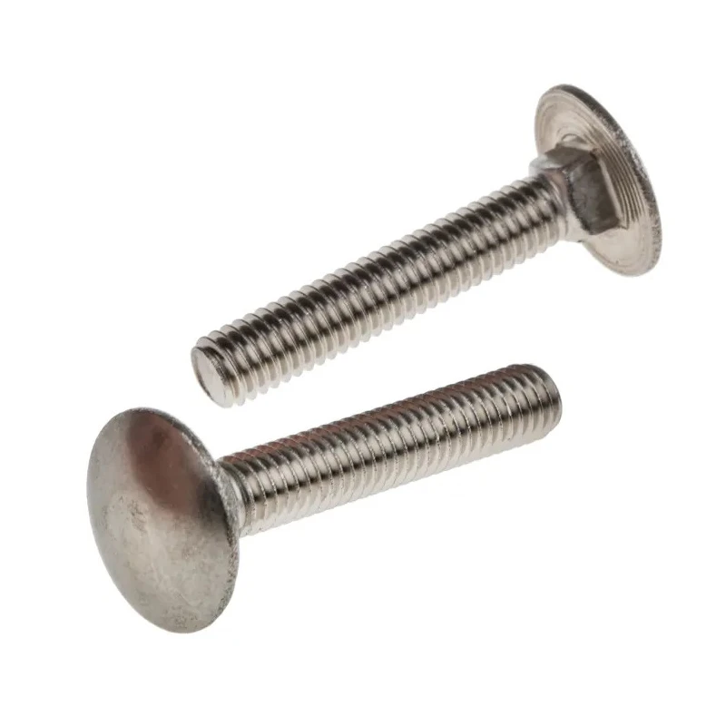 RS PRO Stainless Steel Plain Coach Bolt M6 x 35 mm, A2 Grade, Square Neck, Metric Thread 122-4420
