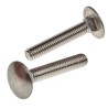 RS PRO Stainless Steel Plain Coach Bolt M6 x 35 mm, A2 Grade, Square Neck, Metric Thread 122-4420