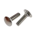 RS PRO Stainless Steel Coach Bolt M6 x 25 mm, Plain Finish, A2 Grade, Metric Thread 122-4418