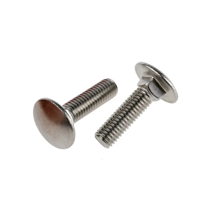 RS PRO Stainless Steel Coach Bolt M6 x 25 mm, Plain Finish, A2 Grade, Metric Thread 122-4418