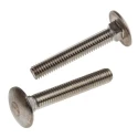 RS PRO Plain Stainless Steel Coach Bolt M6 x 40 mm A2 Grade Metric DIN 603 122-4421