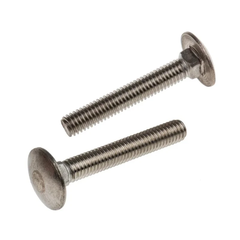 RS PRO Plain Stainless Steel Coach Bolt M6 x 40 mm A2 Grade Metric DIN 603 122-4421
