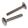 RS PRO Plain Stainless Steel Coach Bolt M6 x 40 mm A2 Grade Metric DIN 603 122-4421