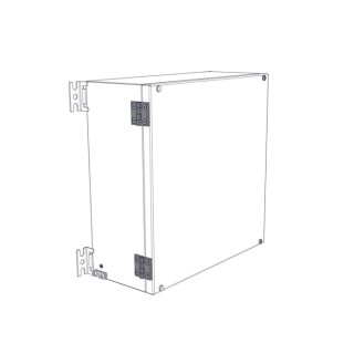 Rose Stainless Steel Hinge for Use with Stainless Steel Watertight Enclosure 40 mm x 40 mm x 40 mm 370000020