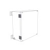 Rose Stainless Steel Hinge for Use with Stainless Steel Watertight Enclosure 40 mm x 40 mm x 40 mm 370000020