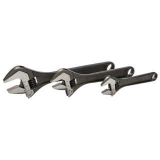 Bahco Adjustable Spanner with 30 mm Jaw Capacity, 255 mm Overall Length, Metal Handle ADJUST 3
