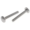 RS PRO Plain Stainless Steel Coach Bolt M6 x 50 mm, A2 Grade, Square Neck, Metric Thread 122-4422