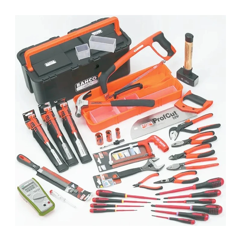 Bahco 31 Piece Electrician Tool Kit with Box VDE 1000V Approved 478-1309