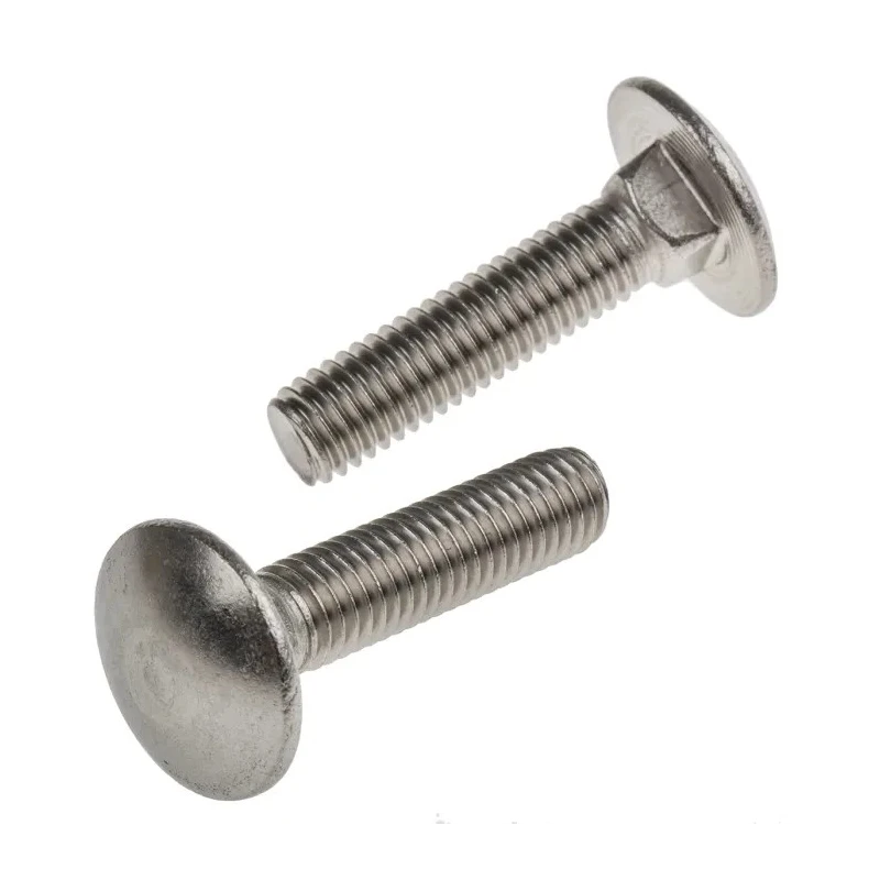 RS PRO Stainless Steel Coach Bolt M8 x 35 mm Square Neck Metric Thread 122-4427