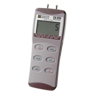 Chauvin Arnoux Differential Manometer CA 850 With 2 Pressure Ports, Max Pressure Measurement 6.89 bar P01184101