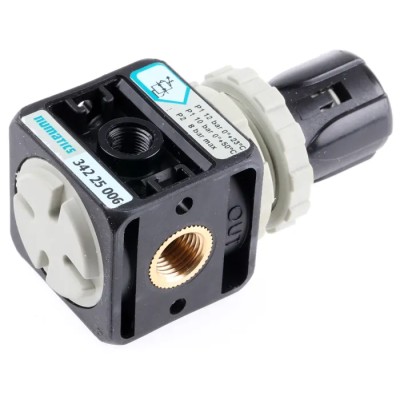 EMERSON ? ASCO 1/4 in G Pneumatic Regulator, 12 bar Maximum Operating Pressure, 11.7 dm³/s Flow Rate, Polyamide 34225006