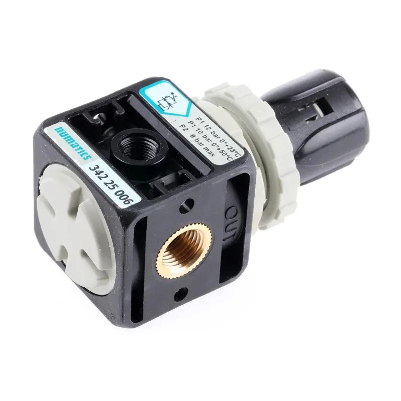 EMERSON ? ASCO 1/4 in G Pneumatic Regulator, 12 bar Maximum Operating Pressure, 11.7 dm³/s Flow Rate, Polyamide 34225006