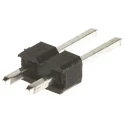 HARWIN M20 Series Straight Through Hole Pin Header, 2 Contacts, 2.54 mm Pitch, 1 Row, Unshrouded M20-9990245