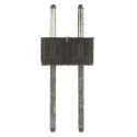 HARWIN M20 Series Straight Through Hole Pin Header, 2 Contacts, 2.54 mm Pitch, 1 Row, Unshrouded M20-9990245