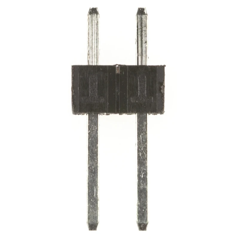 HARWIN M20 Series Straight Through Hole Pin Header, 2 Contacts, 2.54 mm Pitch, 1 Row, Unshrouded M20-9990245