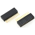 HARWIN M52 Series 10-Contact 1 Row 1.27 mm Pitch Straight Through Hole PCB Socket M52-5001045
