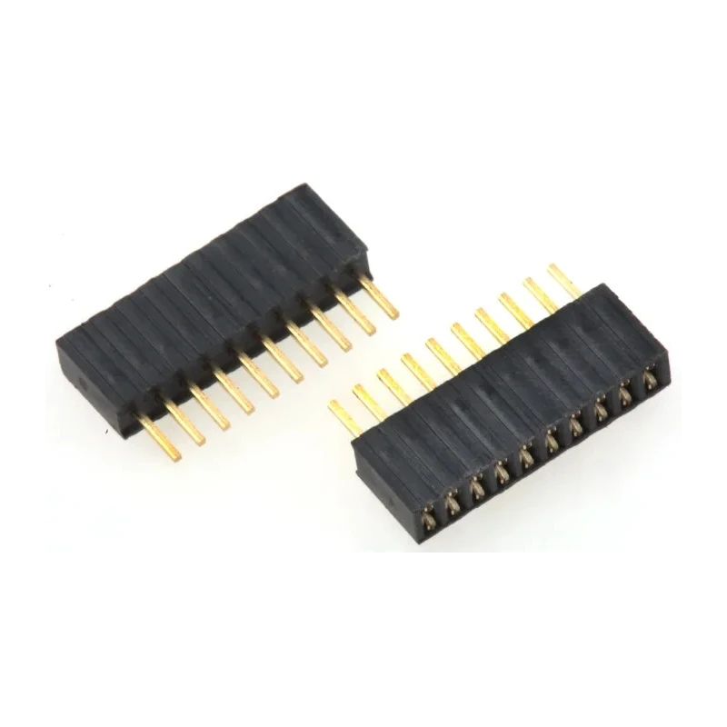 HARWIN M52 Series 10-Contact 1 Row 1.27 mm Pitch Straight Through Hole PCB Socket M52-5001045