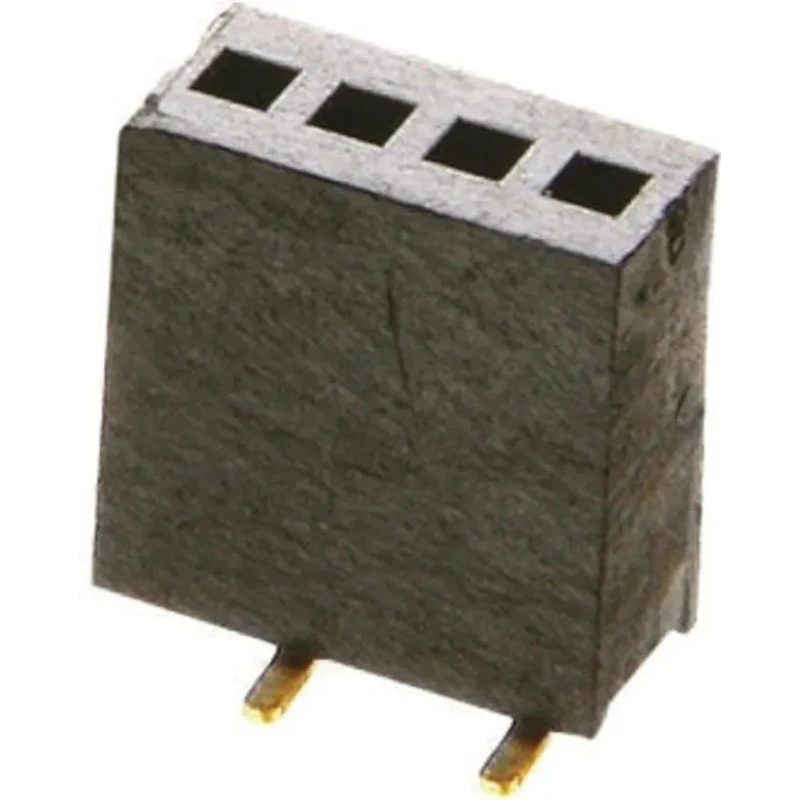 HARWIN M52 Series Straight Surface PCB Socket 5-Contact 1 Row 1.27 mm Pitch Solder M52-5050545