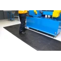 Coba Europe Interlinking Polyvinyl Chloride Anti-Fatigue Mat 500mm x 500mm x 15mm, Black DP010008