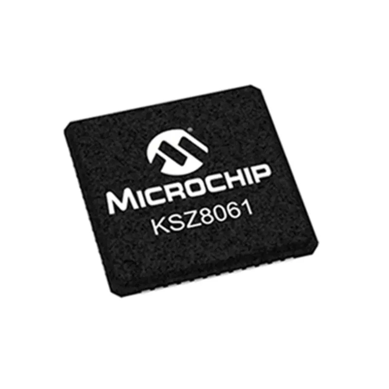 Microchip 48-Pin QFN Ethernet Transceiver KSZ8061MNGW 3.3 V 5 V 100 Mbps MII 10Base-T 100Base-TX