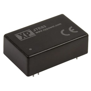 XP Power JTE03 Series 3W Fully Regulated DC/DC Converter 12V -12V 125mA 9V-36V Input Through Hole DIP24 JTE03