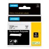 Dymo Black on White Label Printer Tape 12 mm Width 5.5 m Length Industrial Strength Adhesive 18483