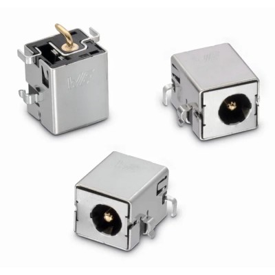 Wurth Elektronik WR-DC Right Angle DC Socket Panel Mount Gold Tin Contact 5.5A 20V 10mm Length 694105309102