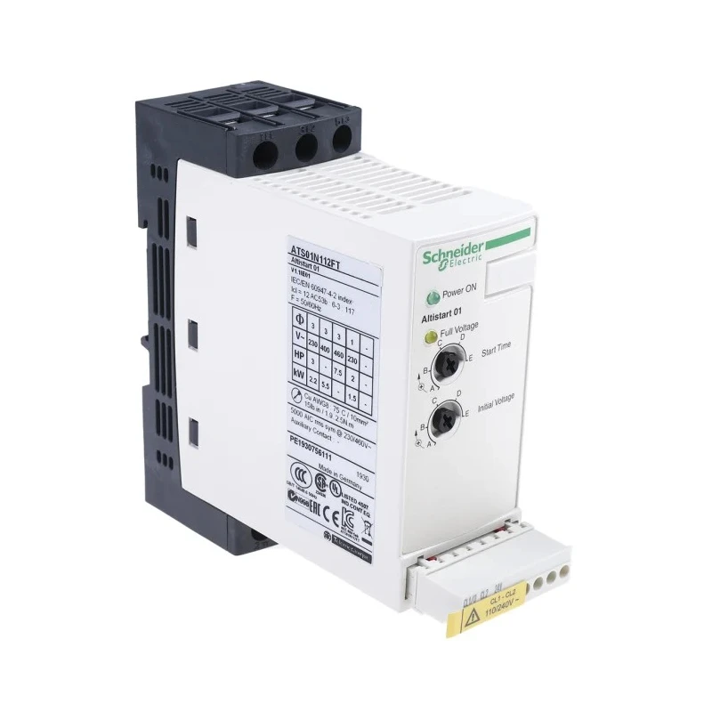 Schneider Electric Altistart 3 Phase 5.5 kW 480V AC Soft Starter ATS01N112FT