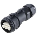 ABB 3 Pole IP68 Rating Cable Main In-Line Connector Female, 16A Current, 250V AC Voltage, Screw Termination 