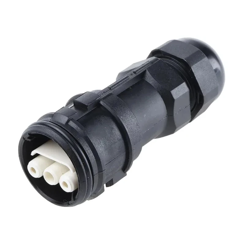 ABB 3 Pole IP68 Rating Cable Main In-Line Connector Female, 16A Current, 250V AC Voltage, Screw Termination 