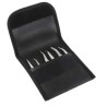 Bernstein Stainless Steel ESD Safe Tweezer Set, 6 Pieces Precision Surface Mount, Anti-Magnetic, Anti-Acid 5-050