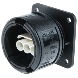 ABB 3 Pole IP68 Rating Panel Mount IEC Connector Female, 16A, 250V, Screw Termination 