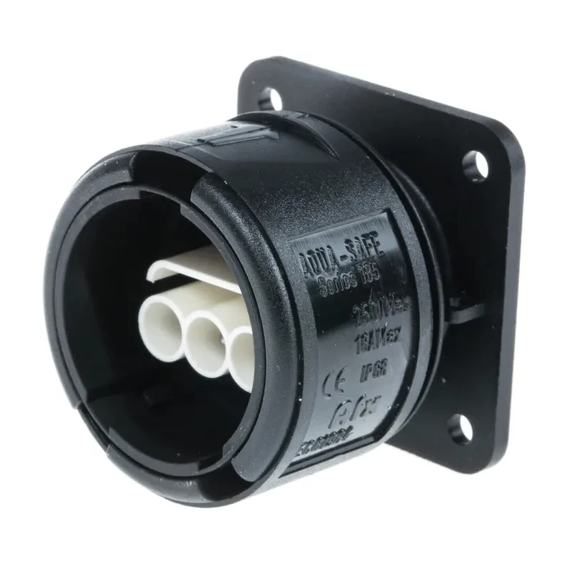 ABB 3 Pole IP68 Rating Panel Mount IEC Connector Female, 16A, 250V, Screw Termination 