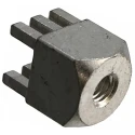 Wurth Elektronik Brass Screw Terminal, Vertical, 100A, Tin Plated, 6 Legs, 3 Rows REDCUBE 7461057