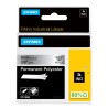 Dymo Black on Silver Label Printer Tape 9 mm Width 5.5 m Length Industrial Tape 18485