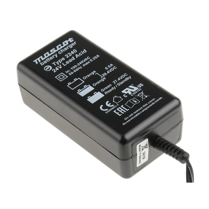 Mascot Battery Charger 24V Lead Acid 0.5A 12W Switch Mode Power Supply 2240000061