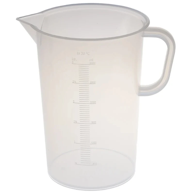 RS PRO Polypropylene 3L Laboratory Jug 215mm Length 478-1652