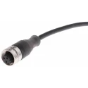 Telemecanique Sensors Female 3 Way Straight to Female Unterminated Sensor Actuator Cable 2m XZCP1865L2