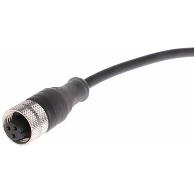 Telemecanique Sensors Female 3 Way Straight to Female Unterminated Sensor Actuator Cable 2m XZCP1865L2