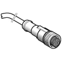 Telemecanique Sensors Female 3 Way Straight to Female Unterminated Sensor Actuator Cable 2m XZCP1865L2