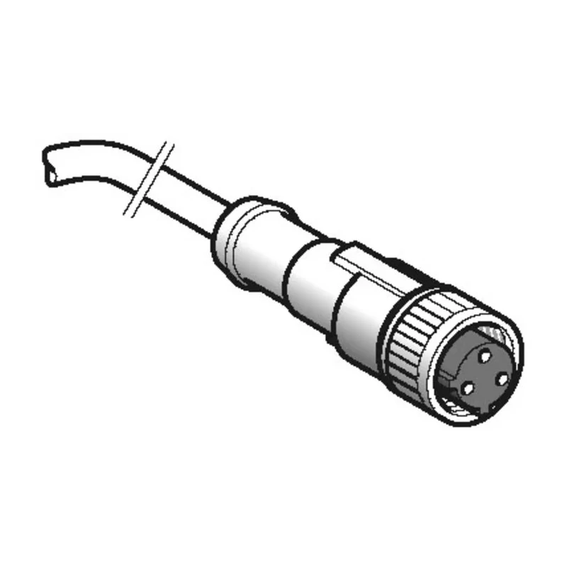 Telemecanique Sensors Female 3 Way Straight to Female Unterminated Sensor Actuator Cable 2m XZCP1865L2