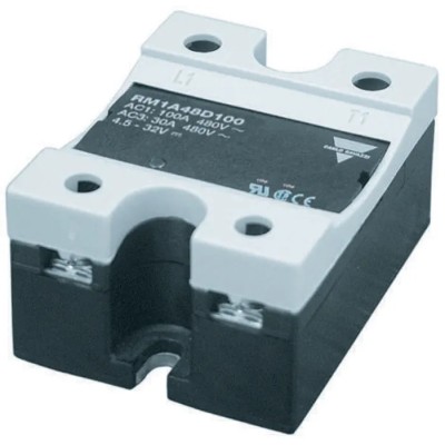 Carlo Gavazzi Solid State Relay, Panel Mount, 50 A Load, 440 V Load, 32V Control RM1A