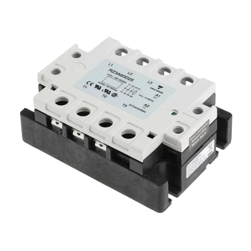 Carlo Gavazzi RZ3A Series Solid State Relay Panel Mount, 25 A Load Current, 660 V Load Voltage, 32V Control Voltage 
