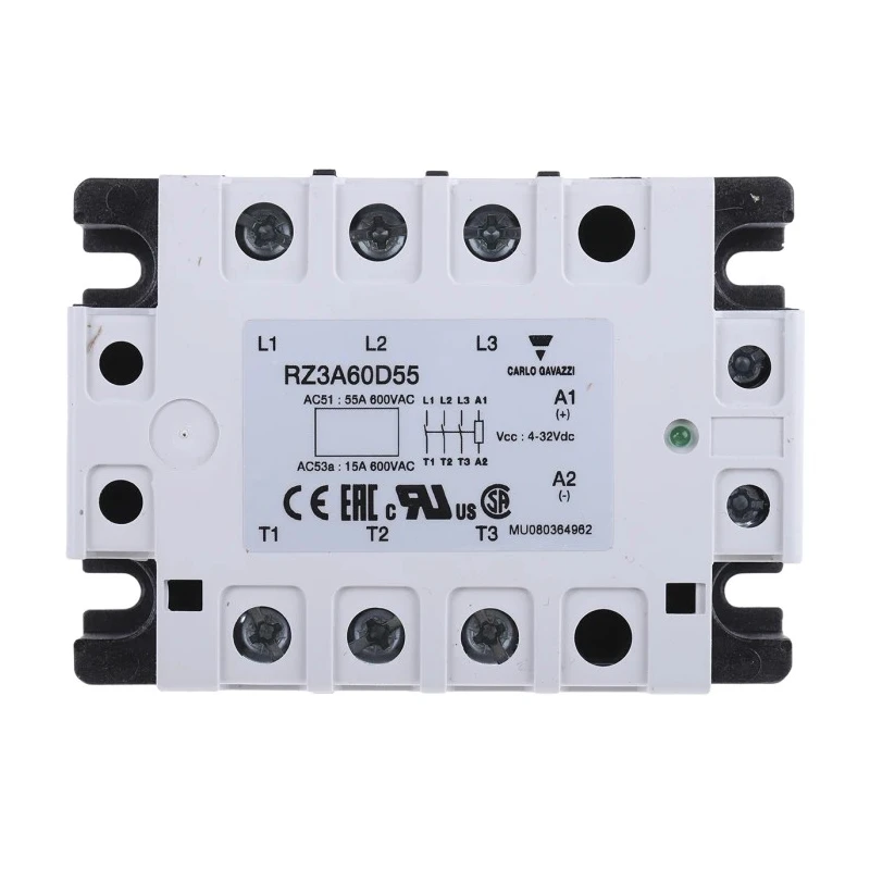 Carlo Gavazzi Solid State Relay Panel Mount 55A Load 660V Load 32V Control RZ3A