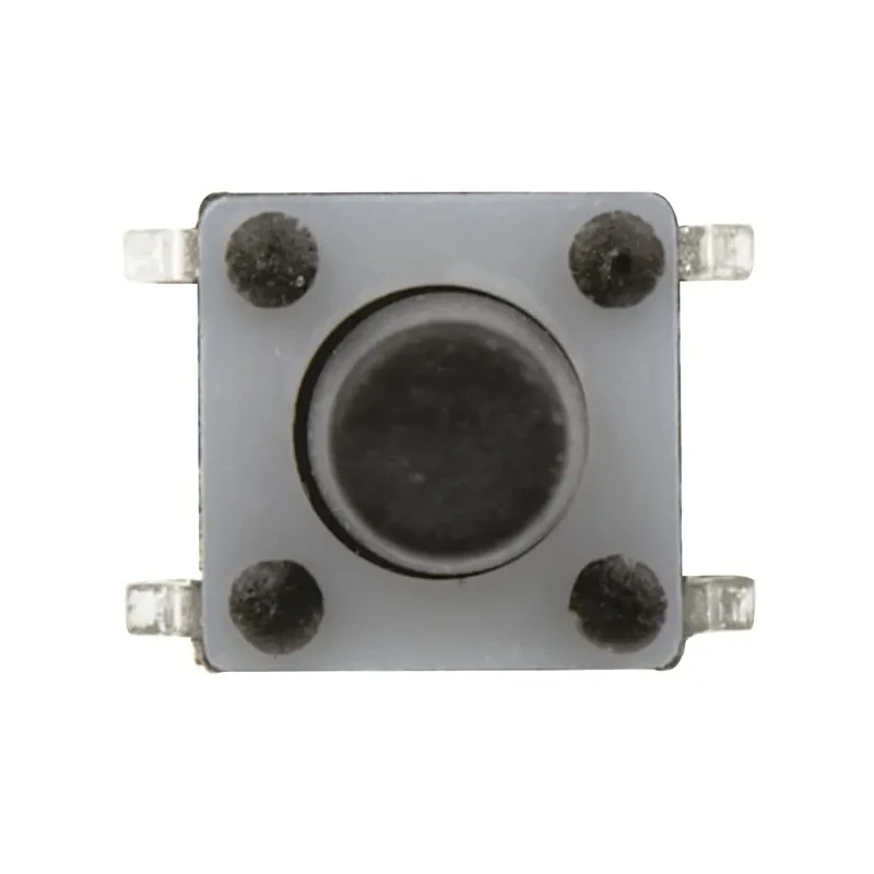 TE Connectivity IP67 Black Tactile Switch Button 9.4 mm SPST 50mA 24 V dc Surface Mount 2-1825910-7