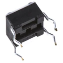 TE Connectivity IP67 Black Tactile Switch Button, 0.7 mm Actuator Length, SPST 50mA 24 V DC, Surface Mount 1825910-2