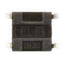 TE Connectivity IP67 Black Tactile Switch Button 9.4 mm SPST 50mA 24 V dc Surface Mount 2-1825910-7