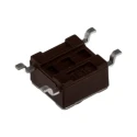TE Connectivity IP67 Black Tactile Switch Button 1.4 mm SPST 50mA 12 V AC 115 V DC Surface Mount 4-1437565-1