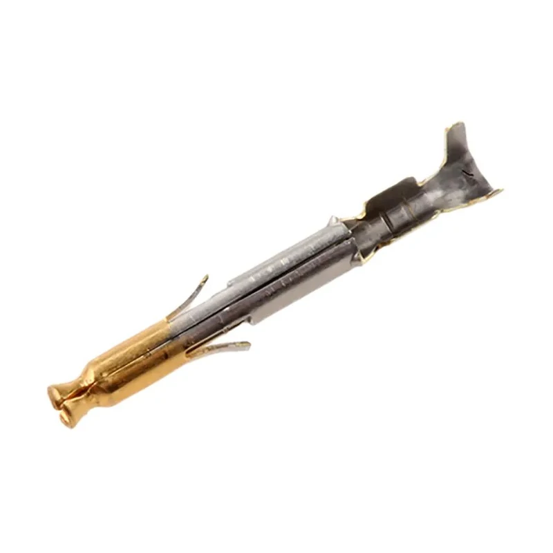 TE Connectivity Mini-Universal MATE-N-LOK Series Female Crimp Terminal 7A Current Gold Plated Brass Contact 170365-3
