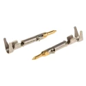TE Connectivity Mini-Universal MATE-N-LOK Series Male Crimp Terminal 22 AWG Min Crimp 18 AWG Max Gold Plated Brass 170364-3